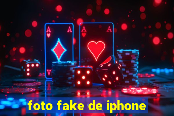 foto fake de iphone